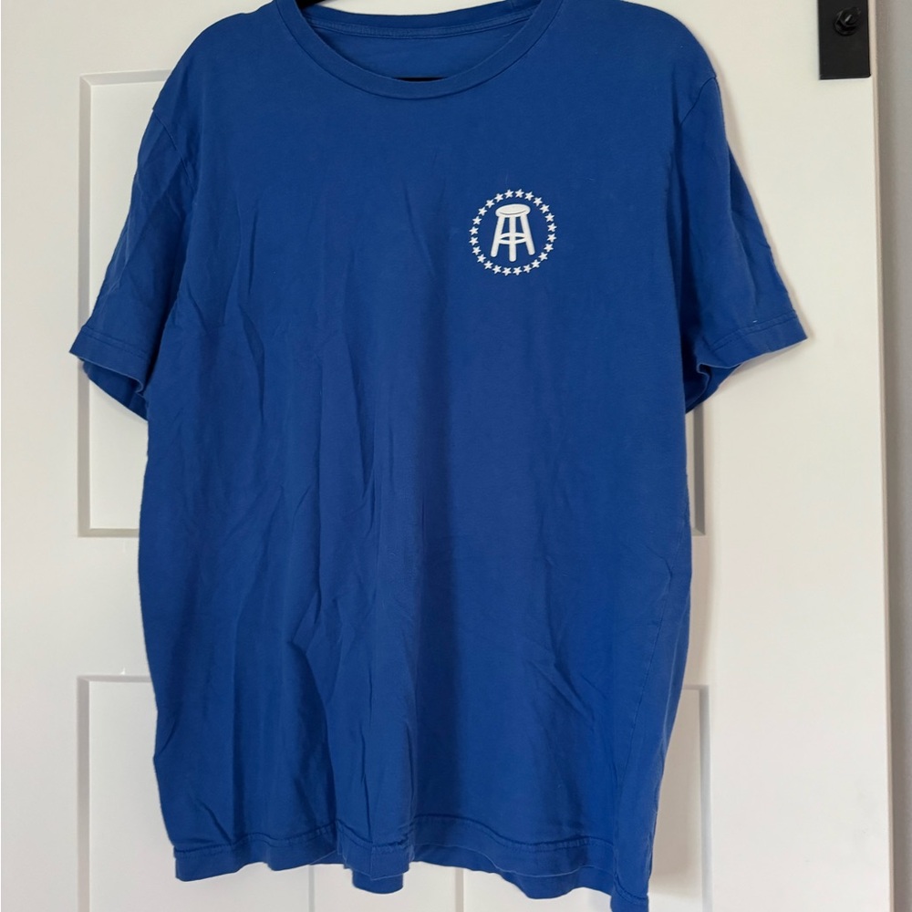Barstool Sports Men’s Casual Blue Short Sleeve T shirt